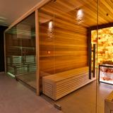 Drewniana sauna w Hotelu Bystra.