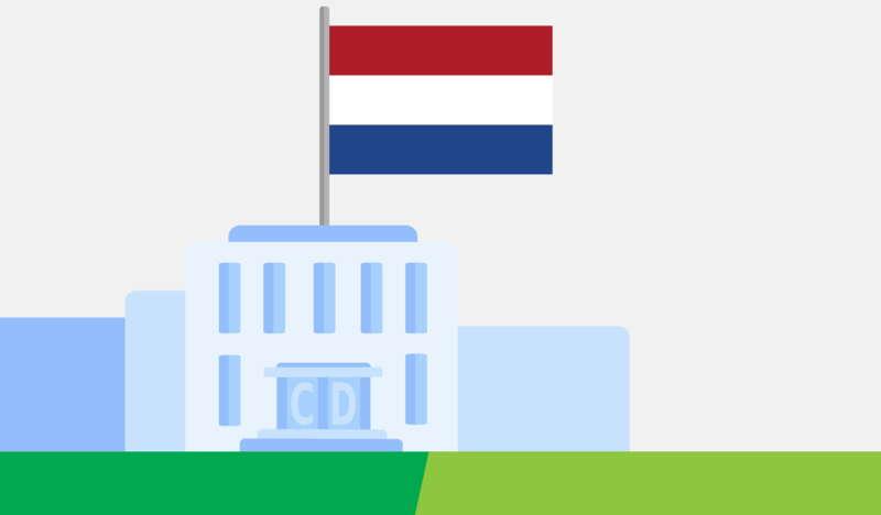 Budynek Konsulatu, Flaga Królestwa Niderlandów