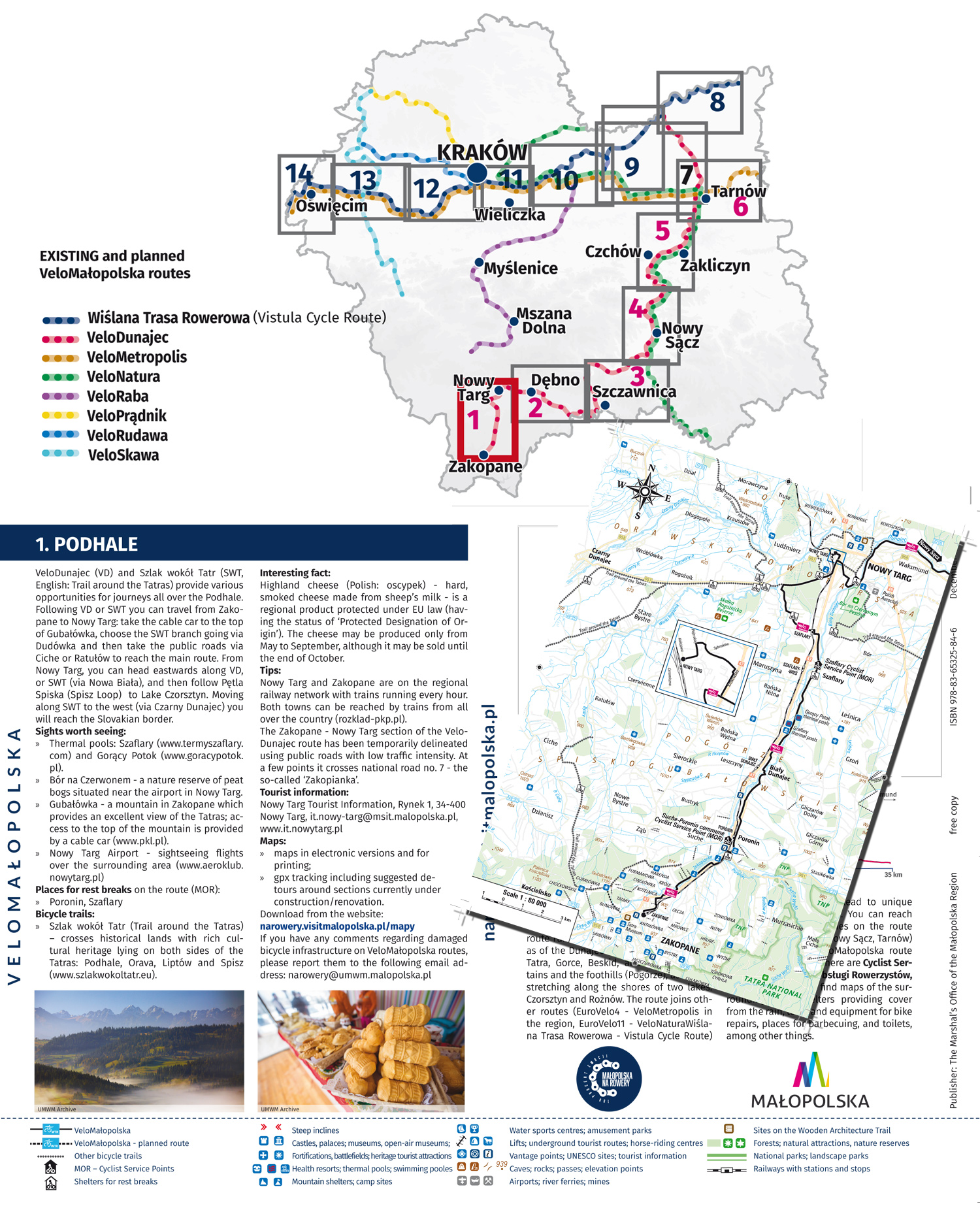 Maps VeloMałopolska PDF 2020